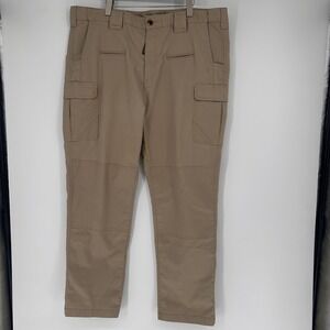 Propper Kinetic Khaki Tactical Cargo Ripstop Pants 44x32 Double Knee Gorpcore